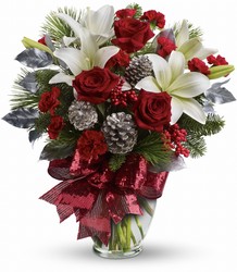 Holiday Enchantment Bouquet from Beecher Florist, flower delivery in Beecher